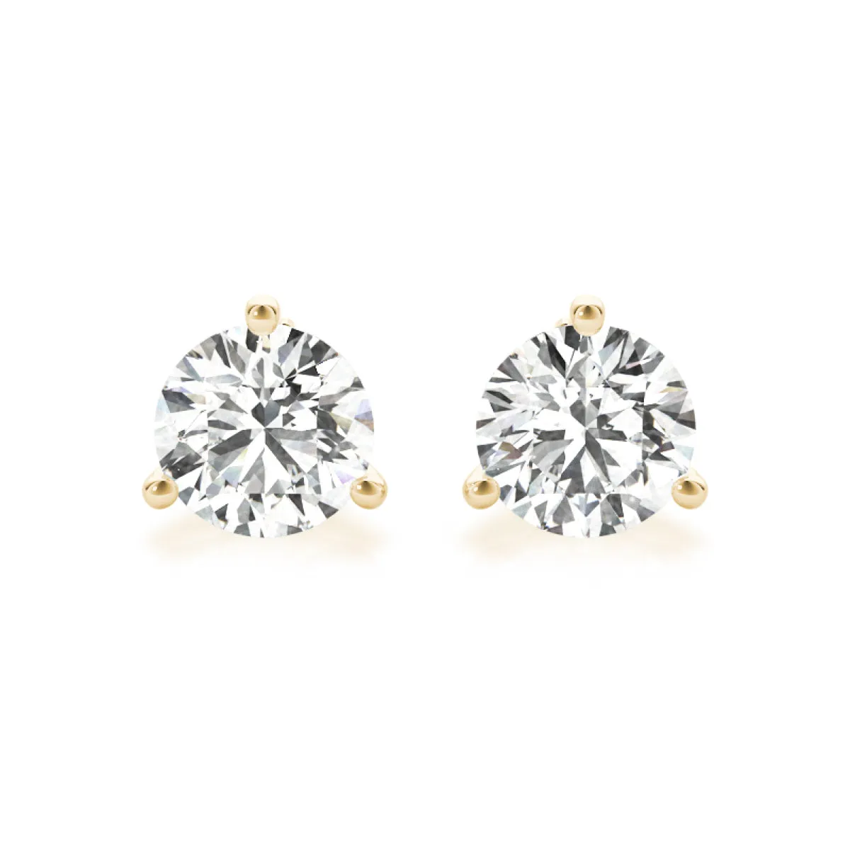 Lab Grown Diamond Martini Stud Earrings