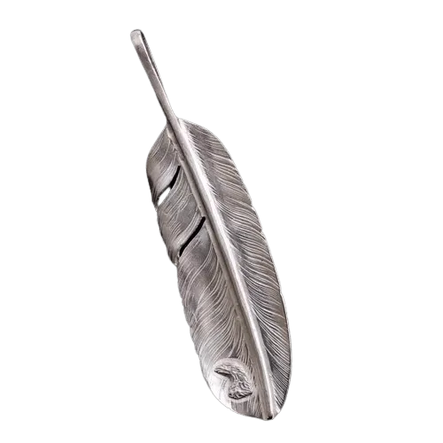 Larry Smith Goro Style Plain Feather Pendant