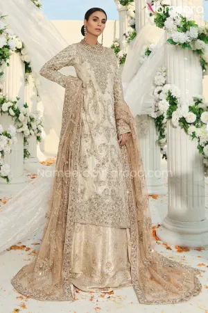 Latest Bridal Lehenga Kameez Dress in Gold Color #BS522