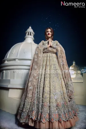 Latest Bridal Maxi for Walima Event Online 2021 #BS216