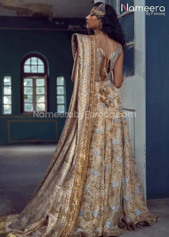 Latest Lehenga Choli Pakistani Bridal Dress Online #BS30