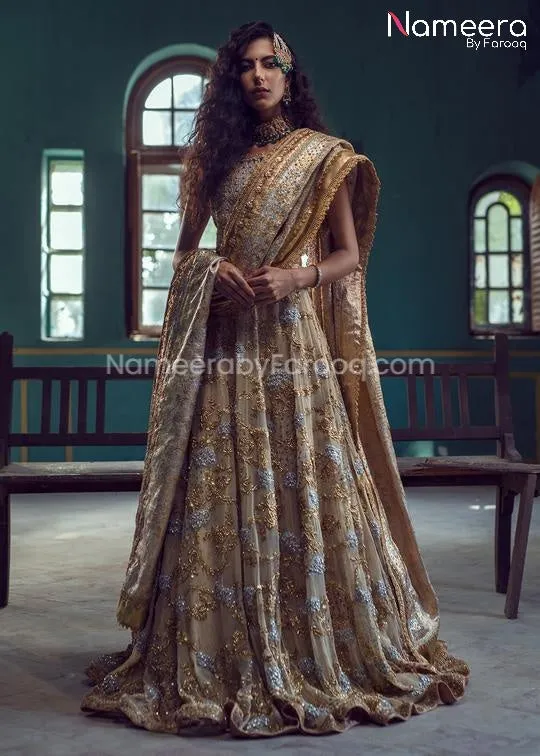 Latest Lehenga Choli Pakistani Bridal Dress Online #BS30