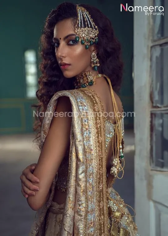 Latest Lehenga Choli Pakistani Bridal Dress Online #BS30