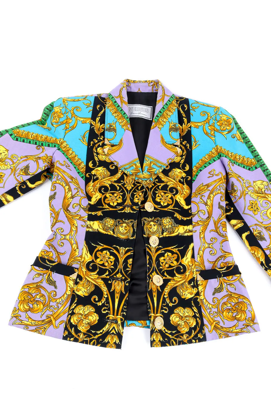 Lion Brocade Print Blazer