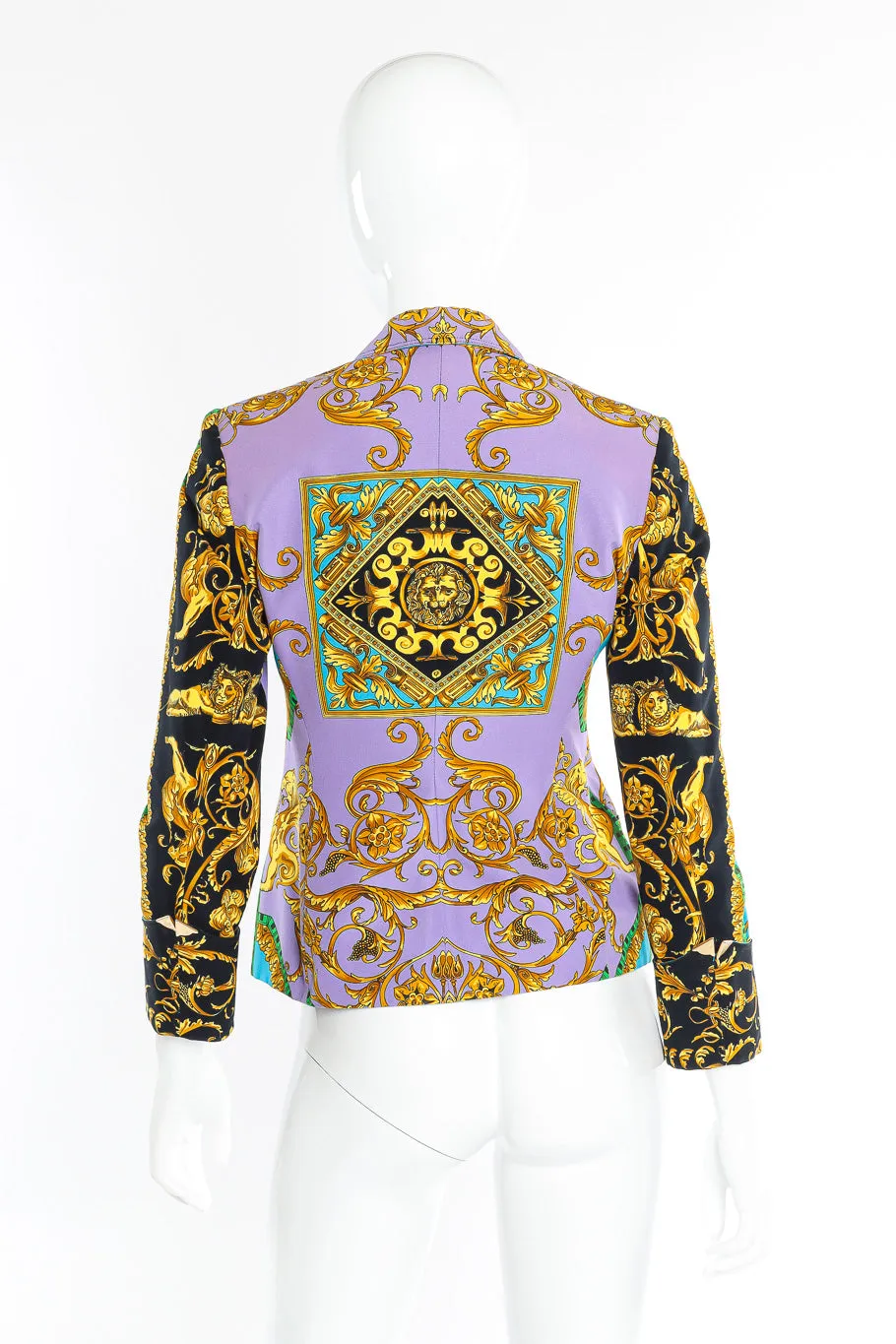 Lion Brocade Print Blazer