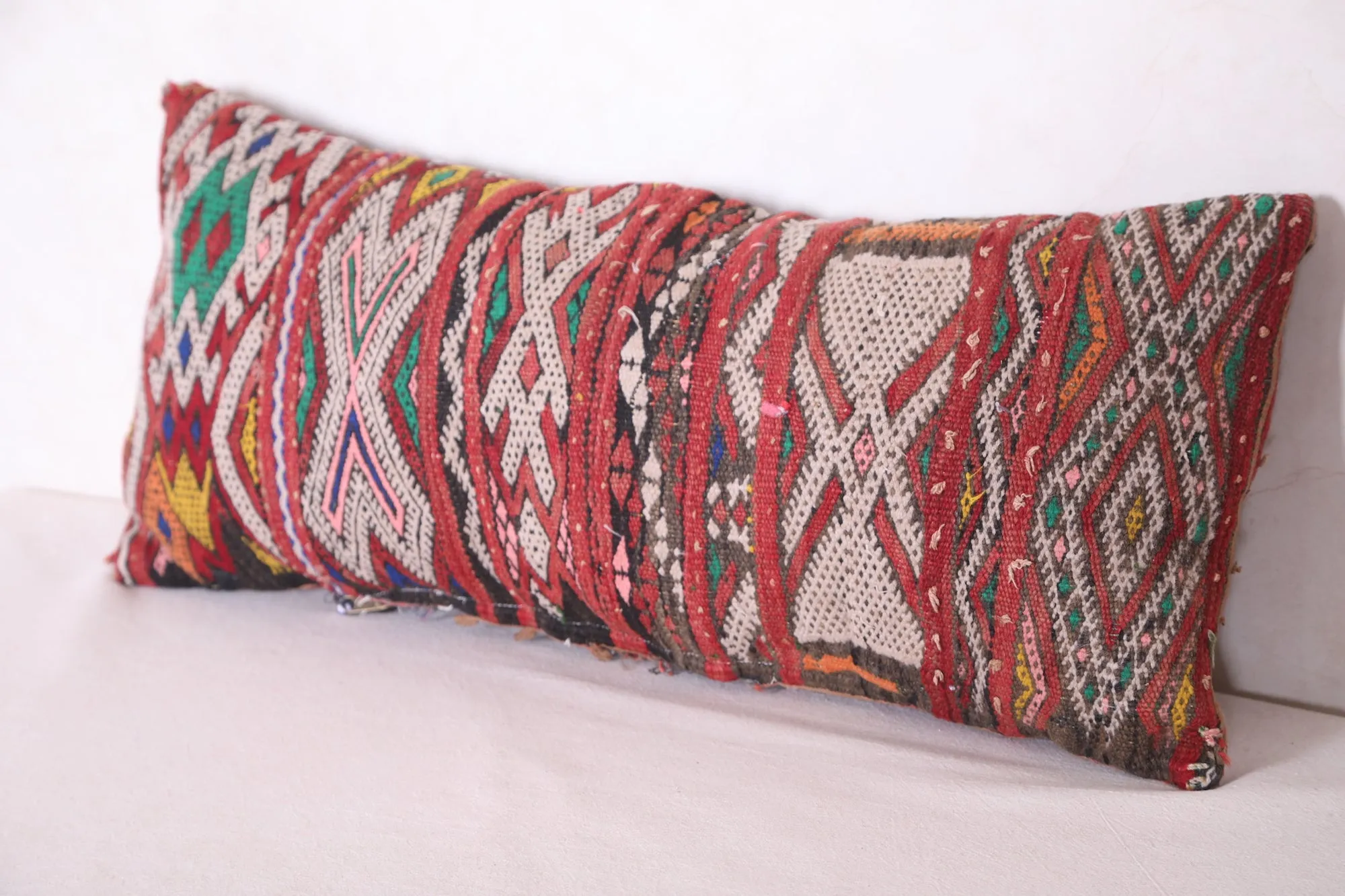 Long Moroccan Pillow 12.5 INCHES X 29.1 INCHES