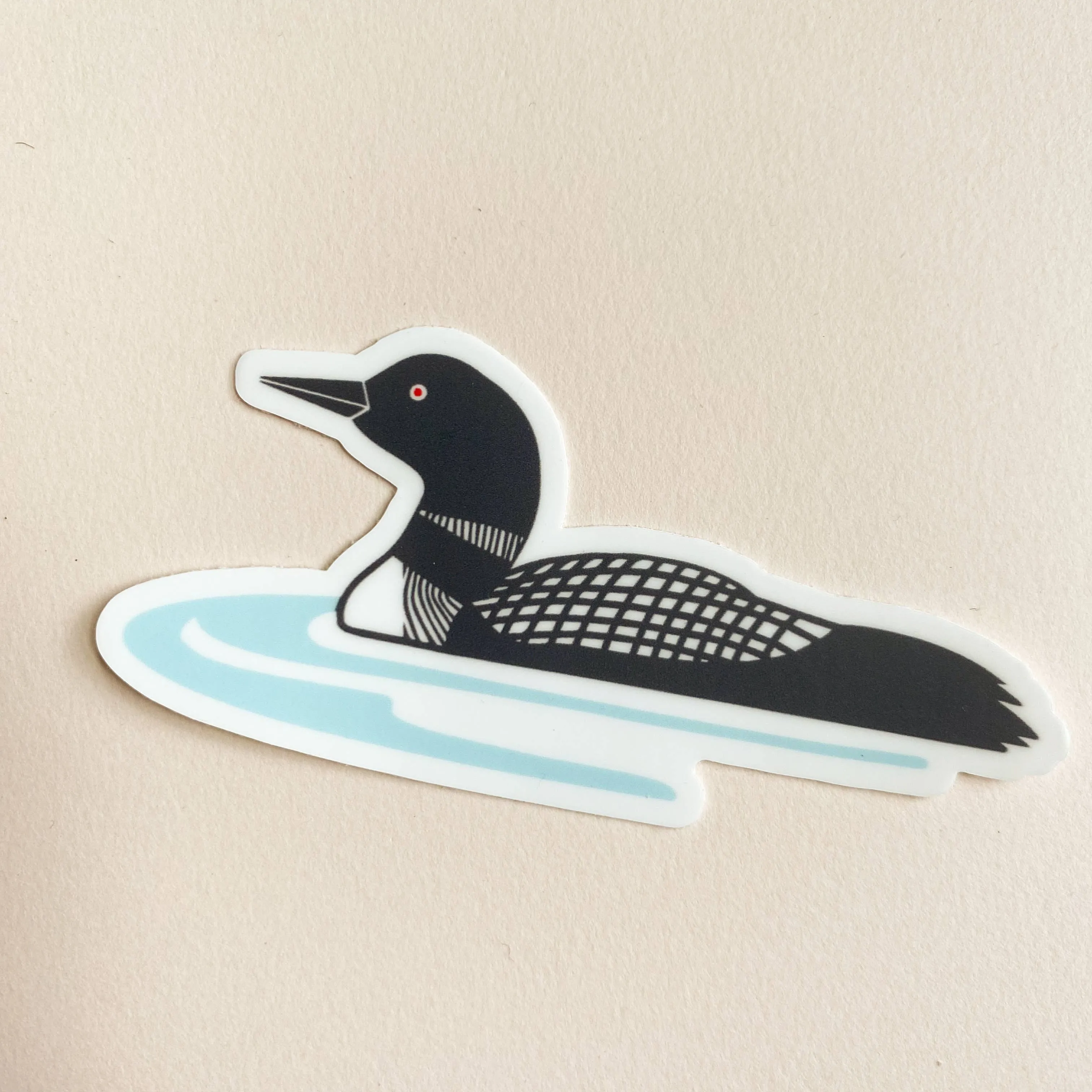 Loon Midwest up north vinyl sticker 