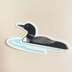 Loon Midwest up north vinyl sticker 