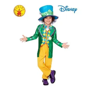 Mad Hatter Boys Deluxe Costume Size 3 5.