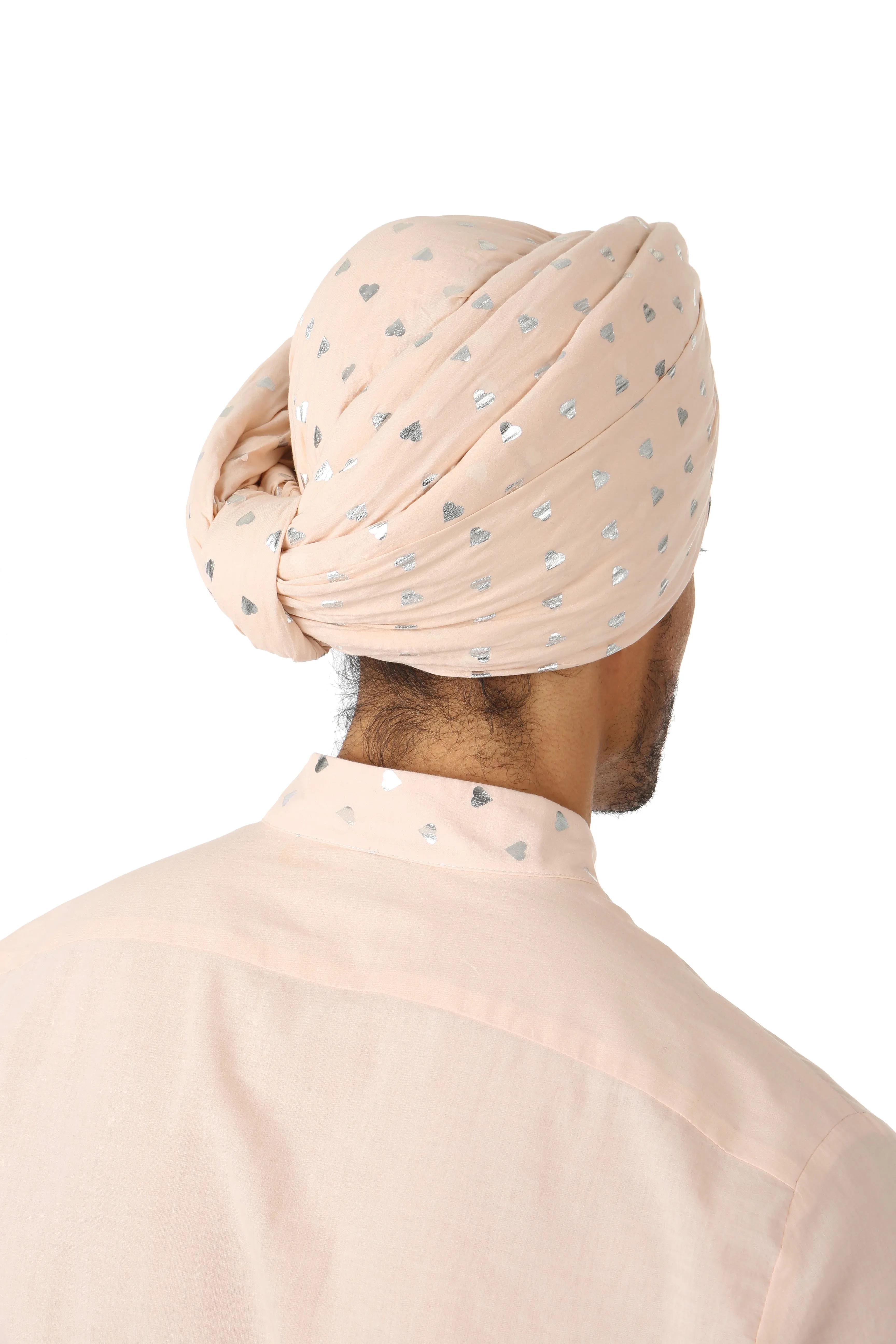 MAHA Metallic Hearts Turban