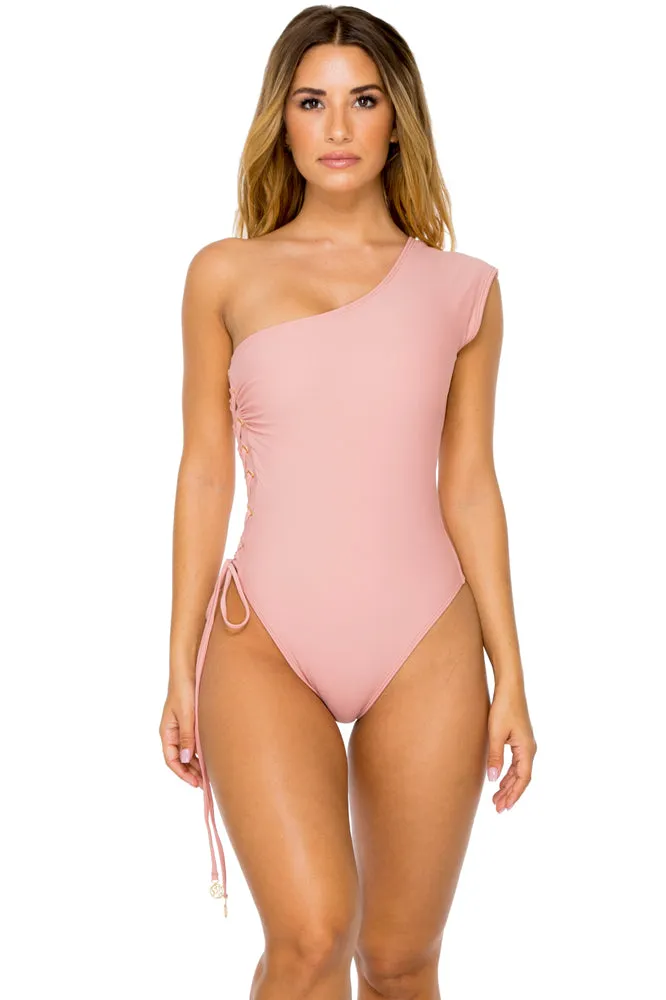 MAMBO - Divina One Piece Bodysuit • Rosa