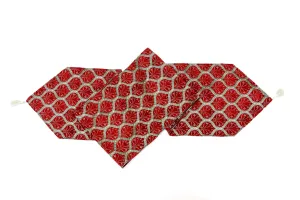 Maroon Turkish Cotton Table Runner