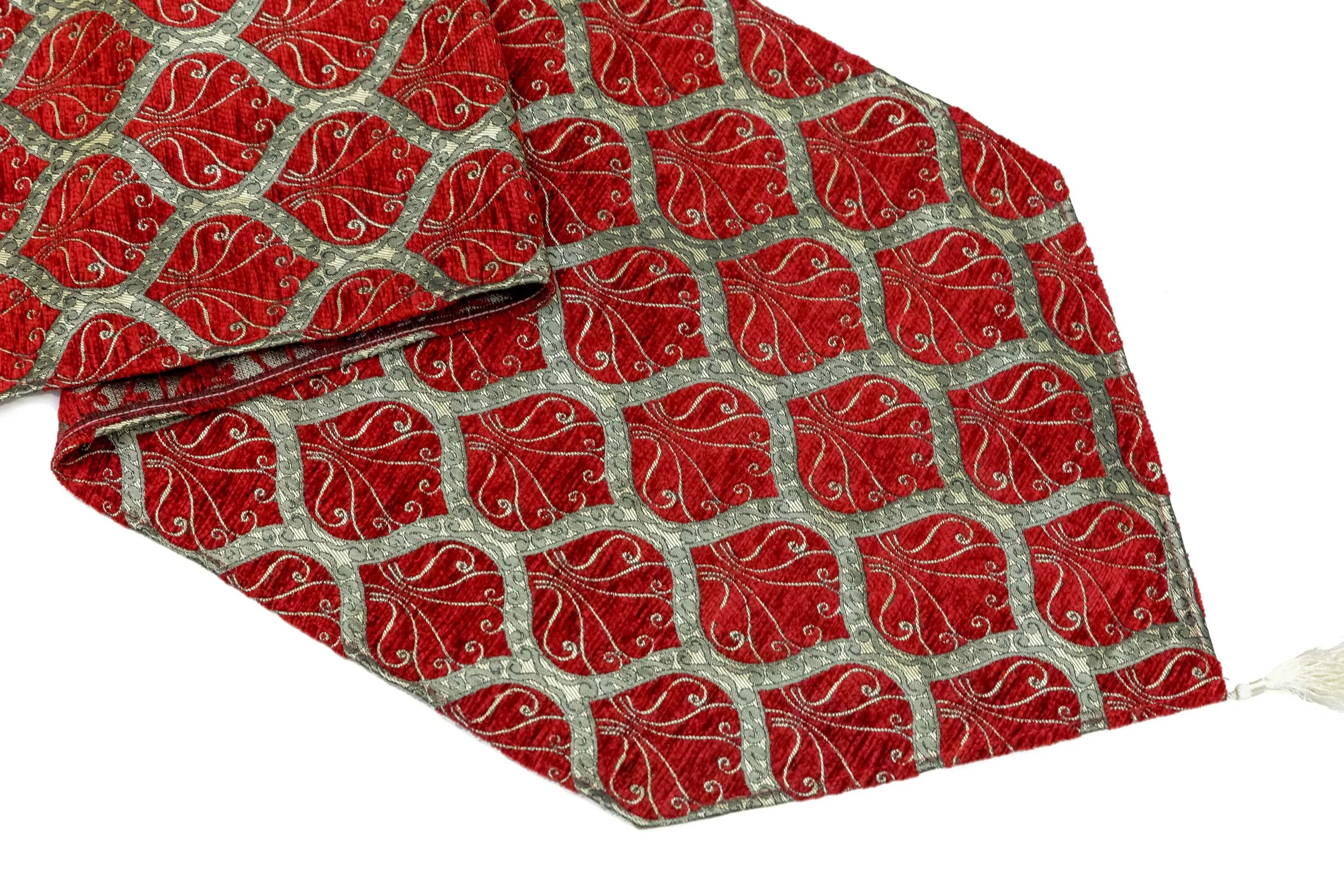 Maroon Turkish Cotton Table Runner