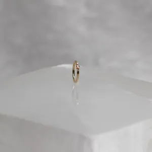 Marquise Prong Ring with Peach Topaz