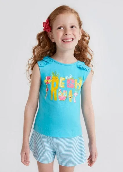 Mayoral 'Fresh Fruit' shorts and top set