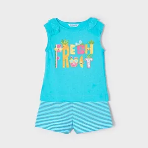 Mayoral 'Fresh Fruit' shorts and top set