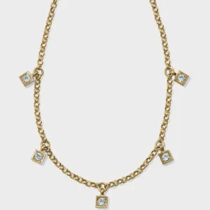 Meridian Zenith Station Necklace Gold