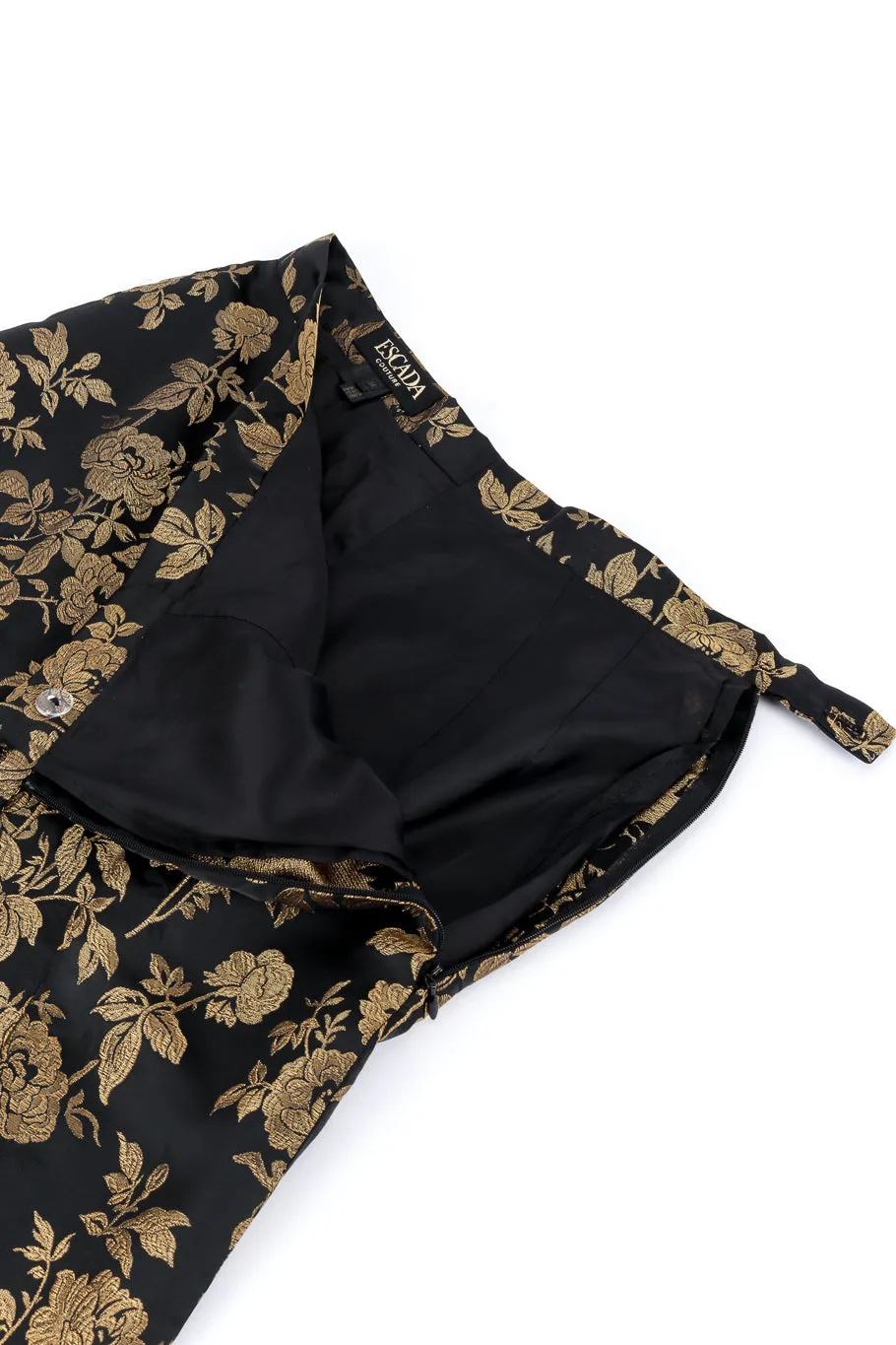 Metallic Floral Brocade Duster & Pant Set