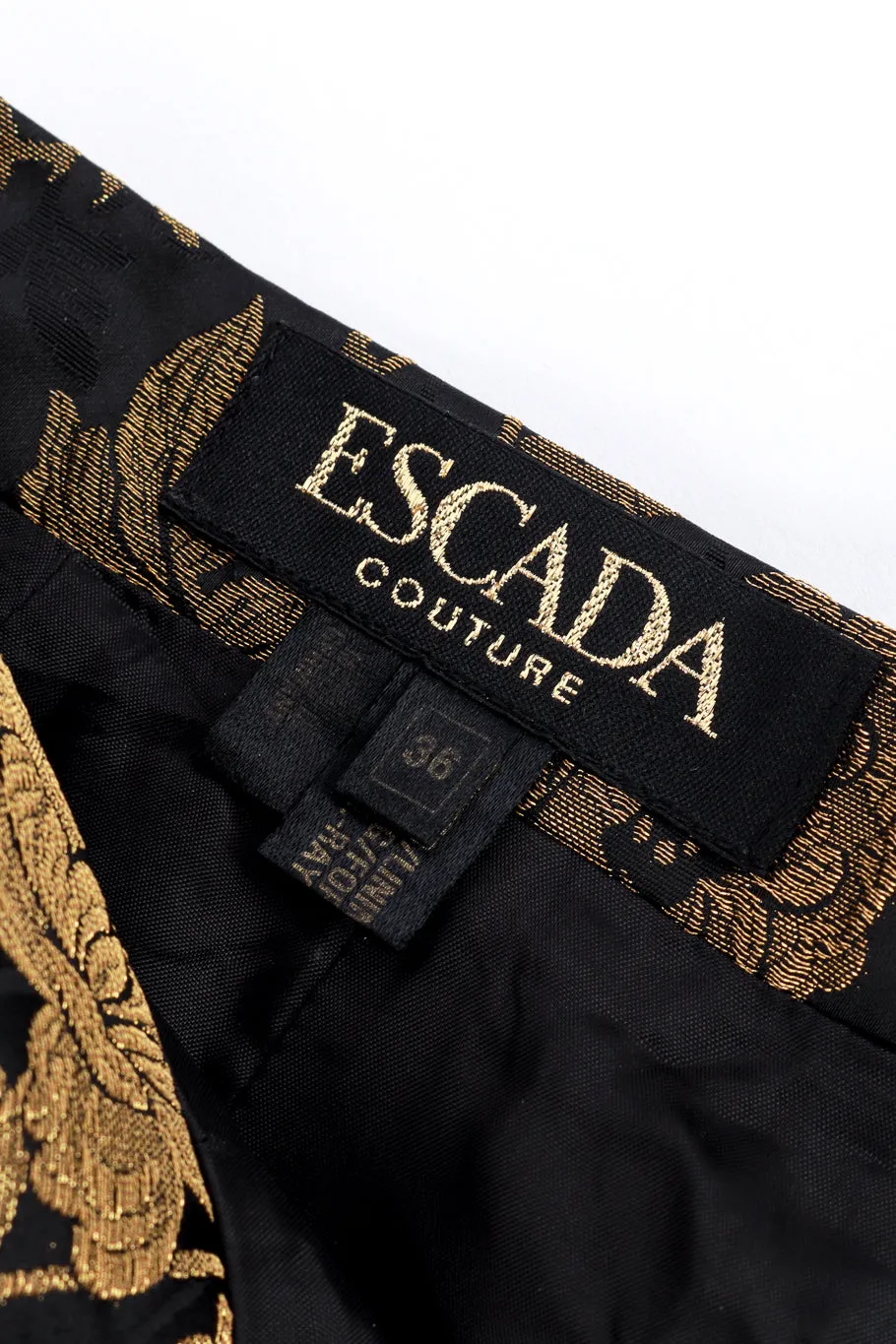 Metallic Floral Brocade Duster & Pant Set