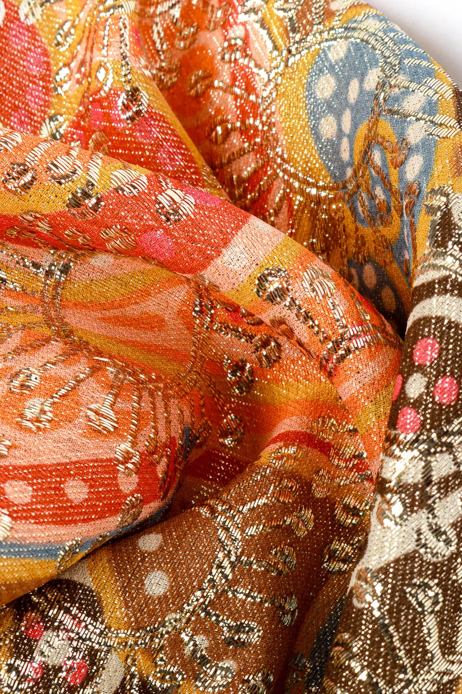 Metallic Floral Hostess Caftan