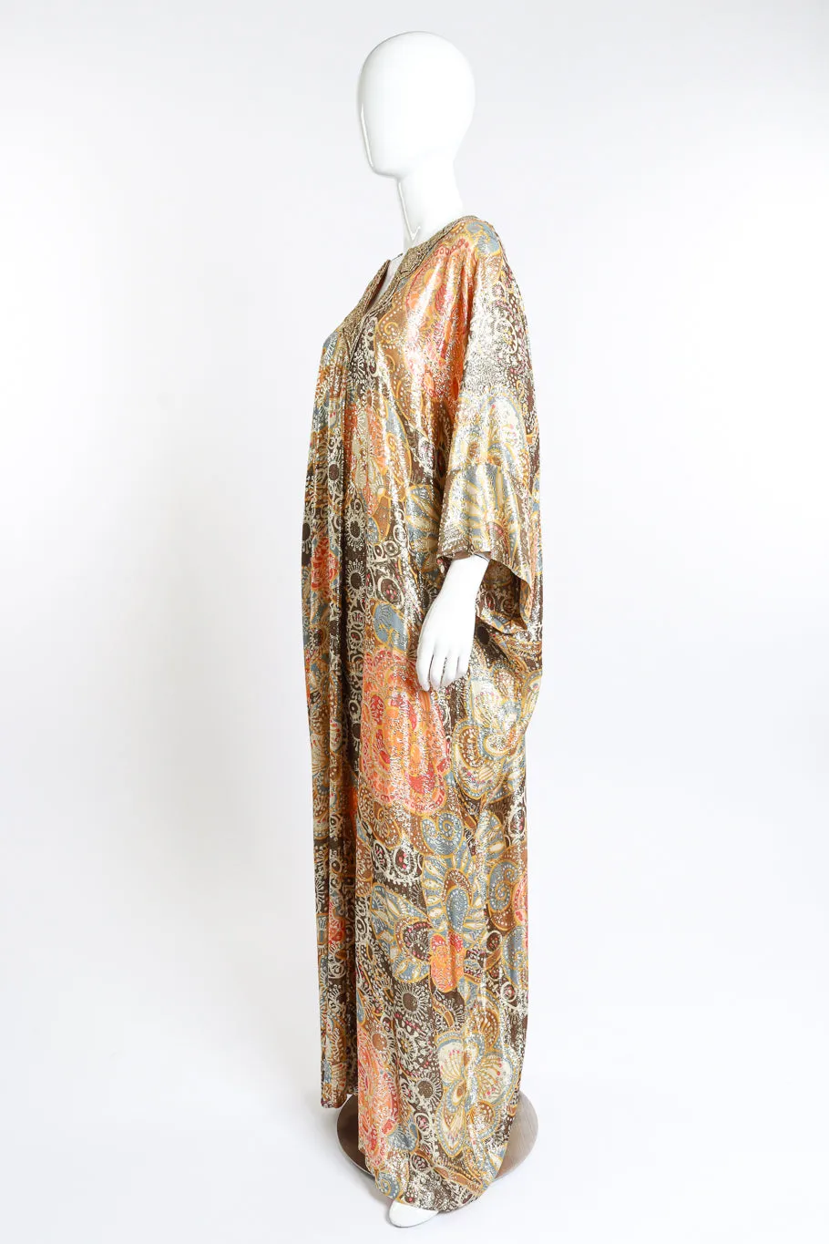 Metallic Floral Hostess Caftan
