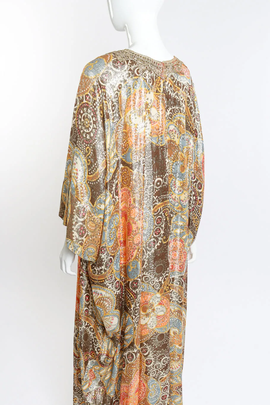 Metallic Floral Hostess Caftan