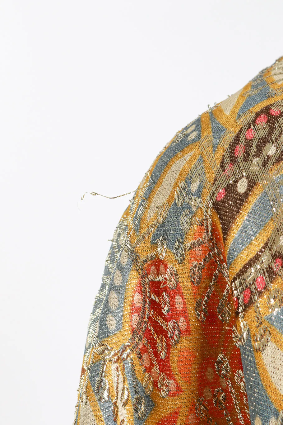 Metallic Floral Hostess Caftan