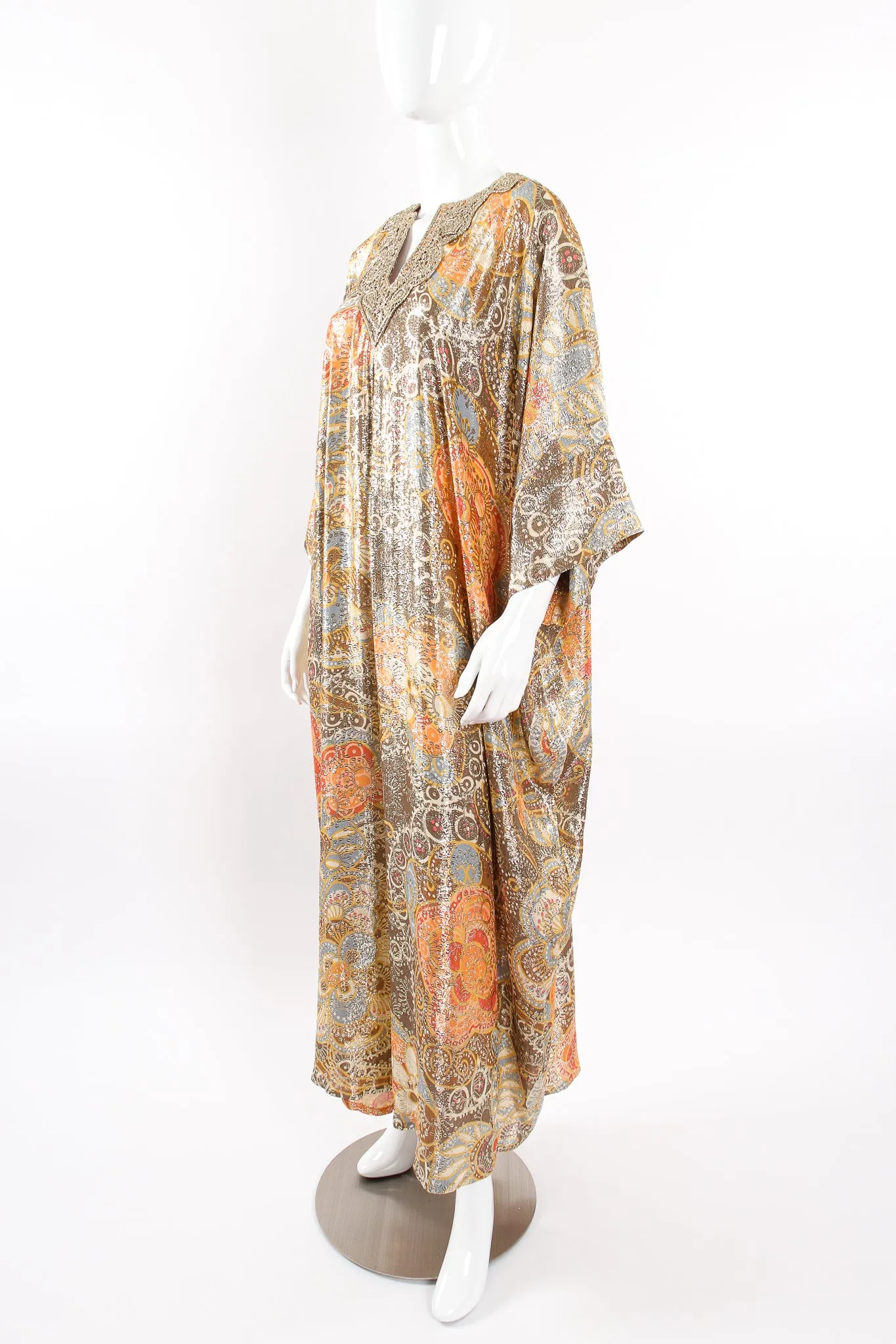 Metallic Lamé Brocade Caftan
