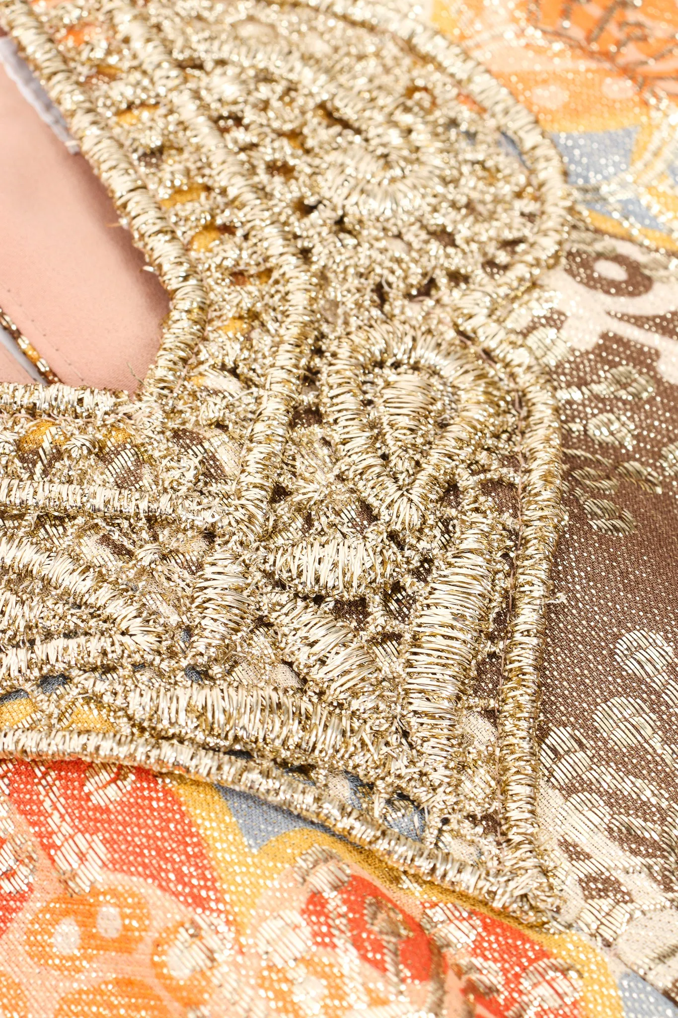 Metallic Lamé Brocade Caftan