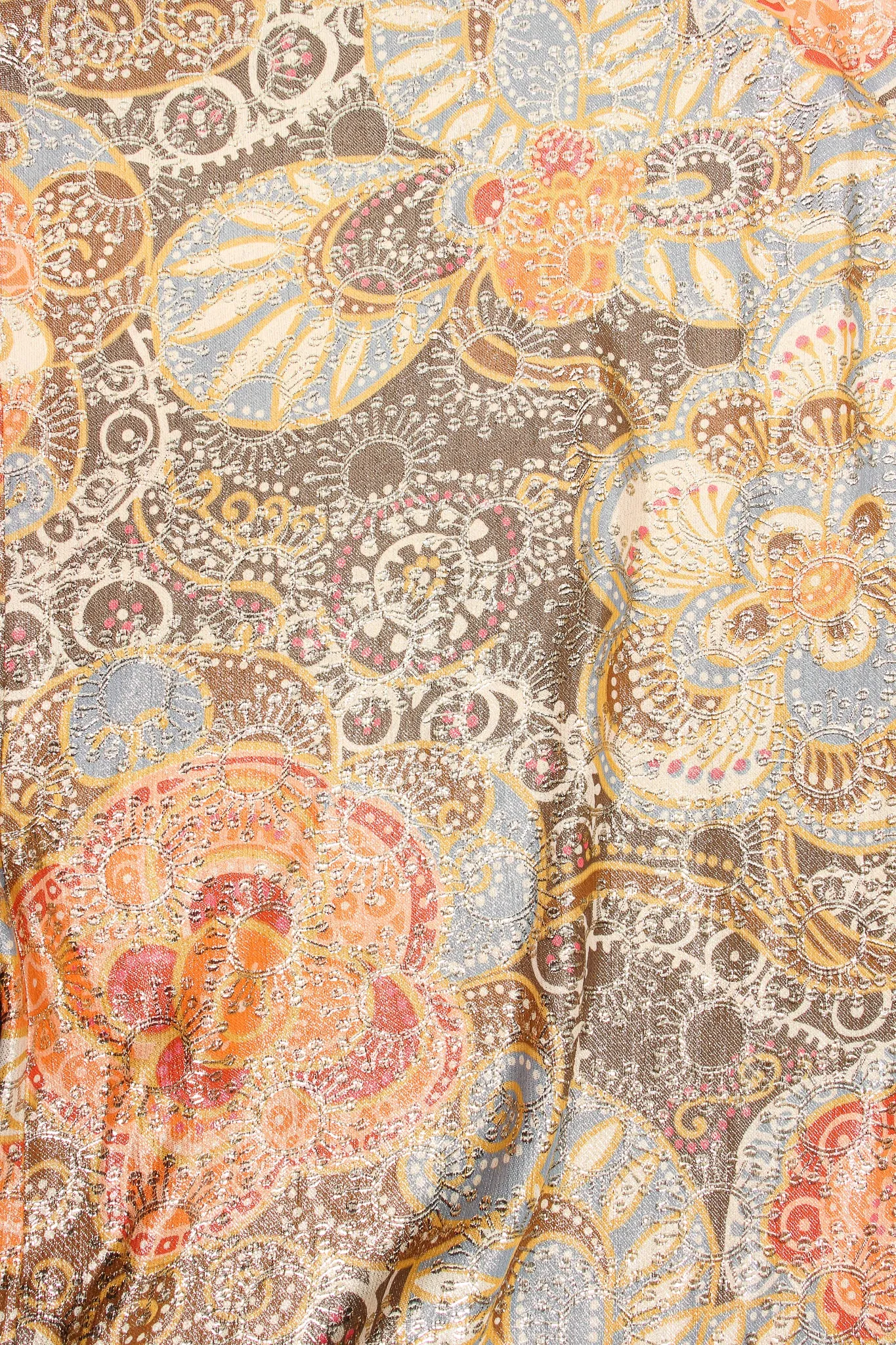 Metallic Lamé Brocade Caftan