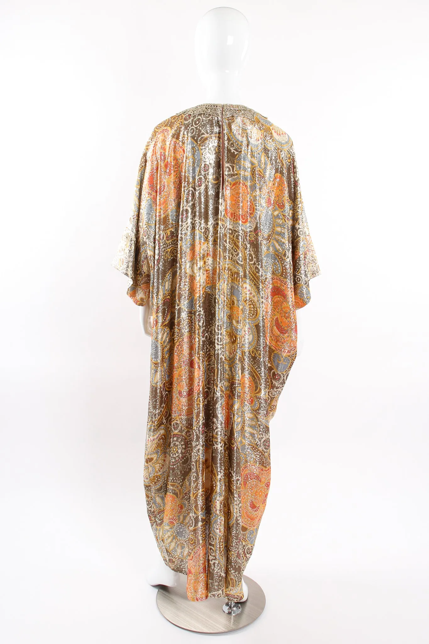 Metallic Lamé Brocade Caftan
