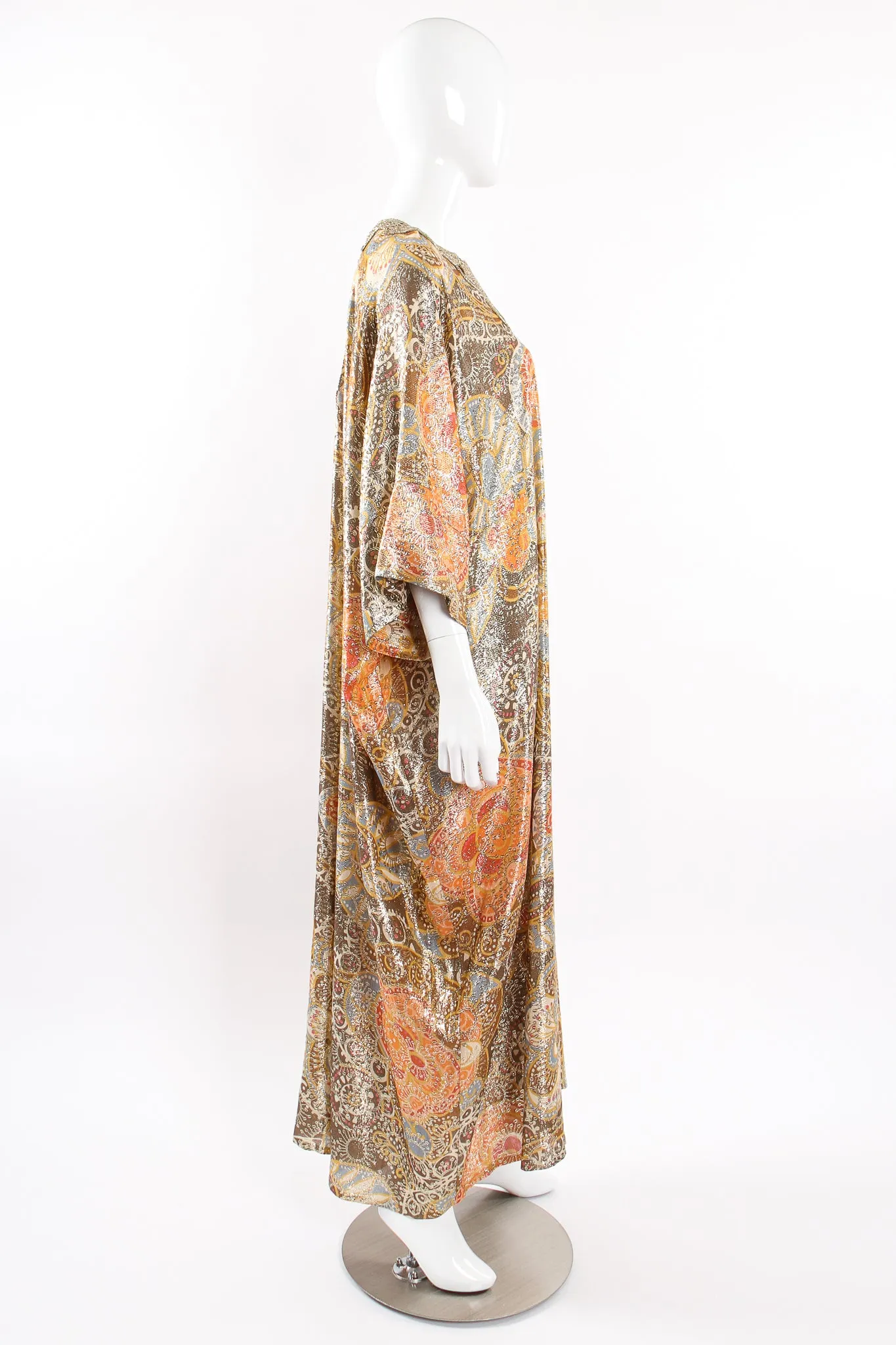 Metallic Lamé Brocade Caftan