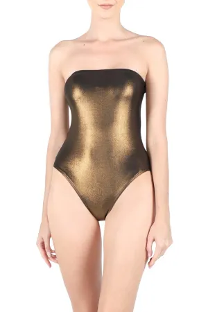 Metallic Sleek Bustier