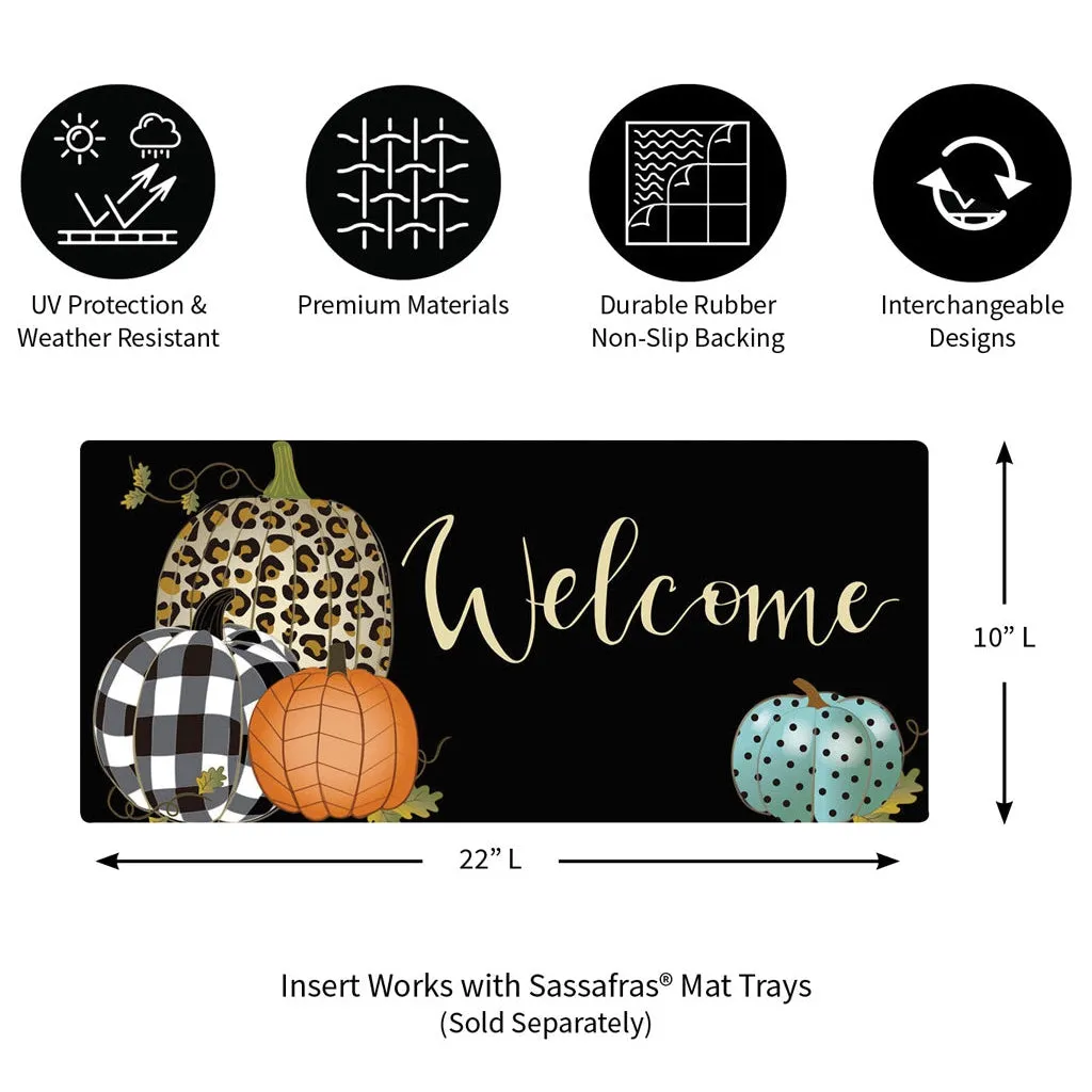 Mixed Print Pumpkins Sassafras Switch Mat