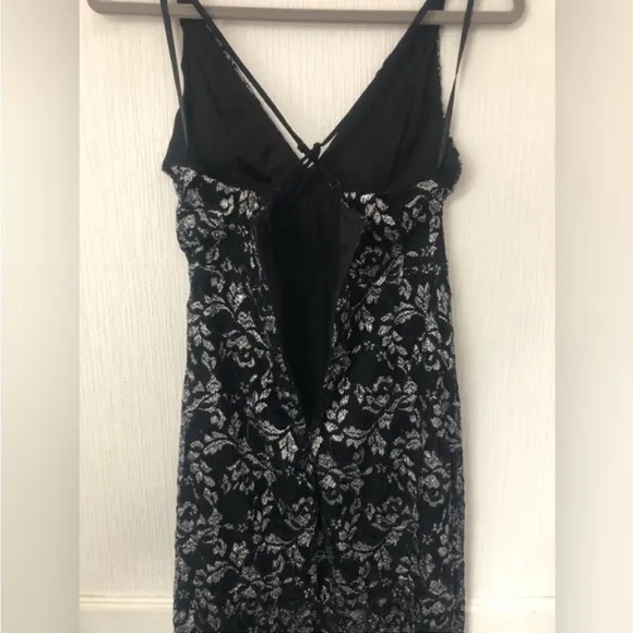 NBD Dress Sitabella in Black and Silver