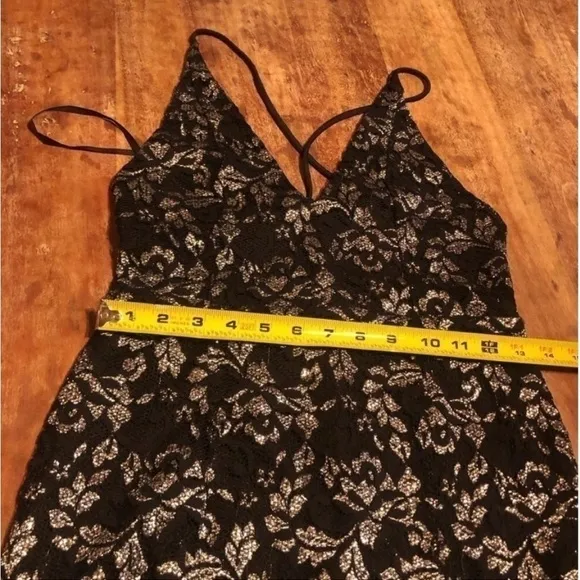 NBD Dress Sitabella in Black and Silver