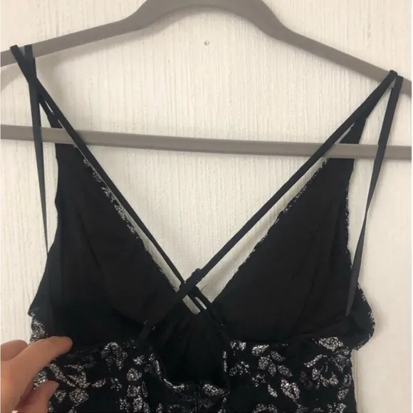 NBD Dress Sitabella in Black and Silver