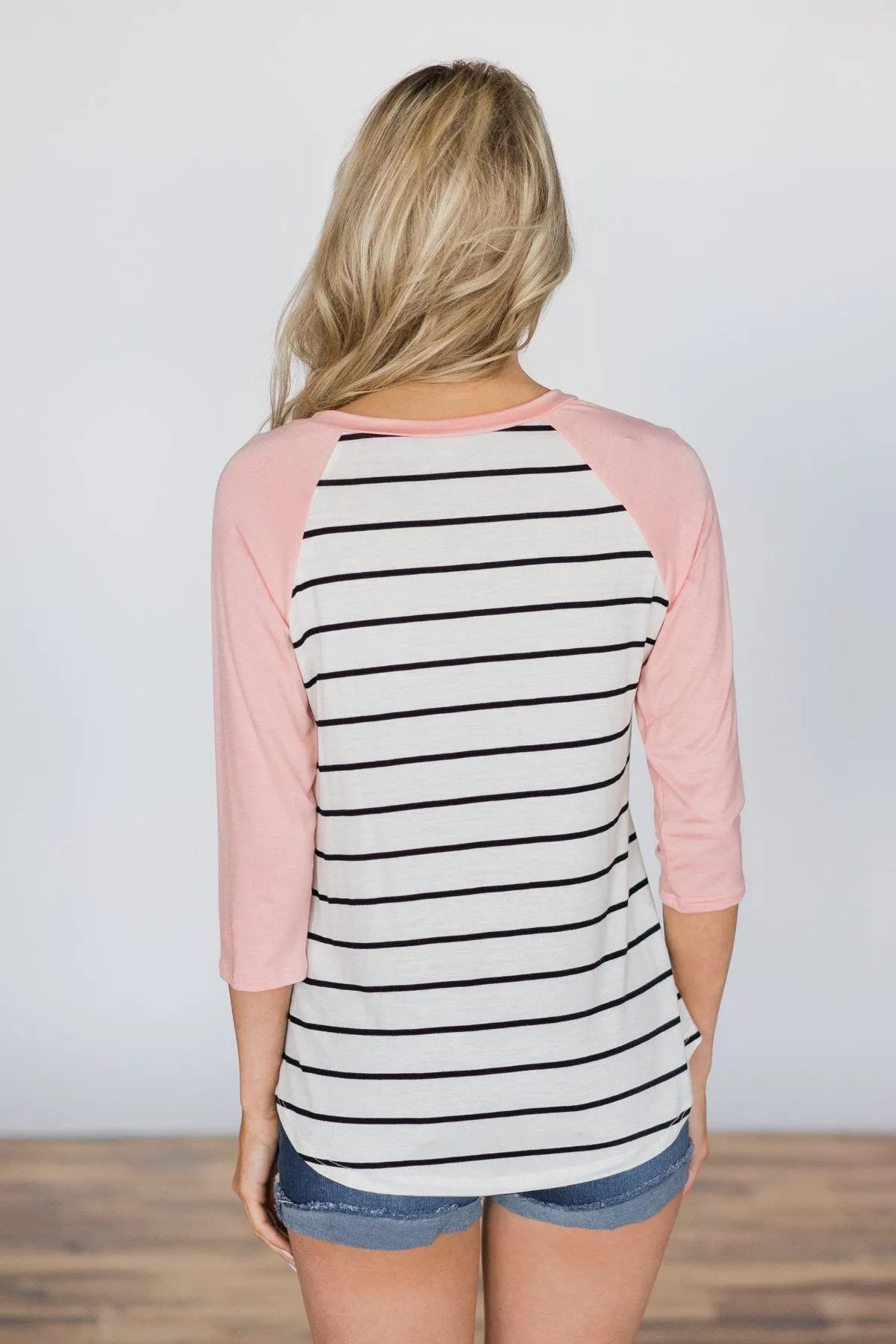 One Call Away Striped Top