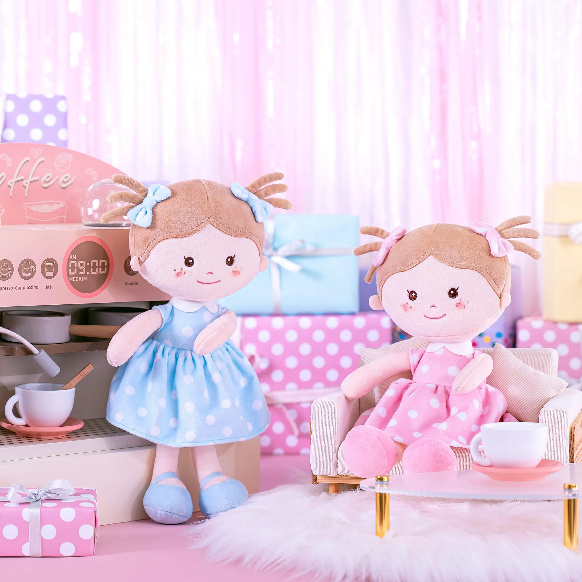 Onetoo 13-inch Personalized Polka Dot Series Dolls Best Girl Gifts