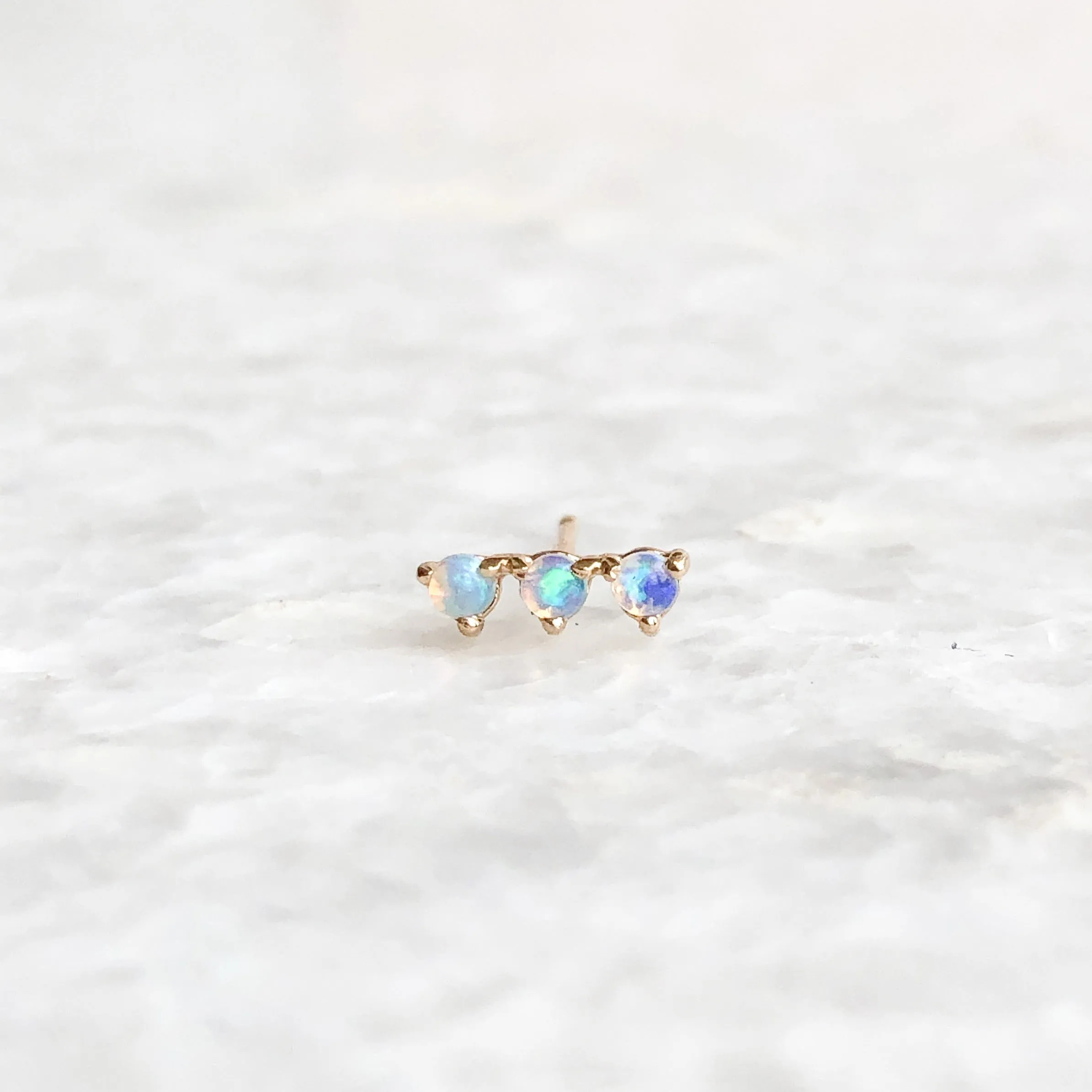 Opal Row Earring