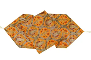 Orange Turkish Cotton Table Runner