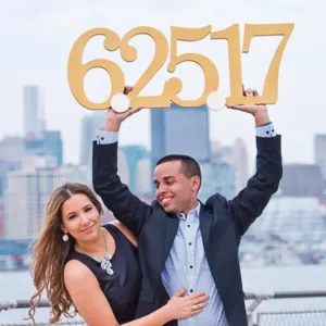 Oversized Wedding Date Sign