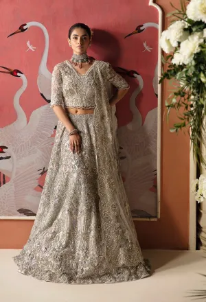 Pakistani Bridal Dress in Choli Lehenga Dupatta Style