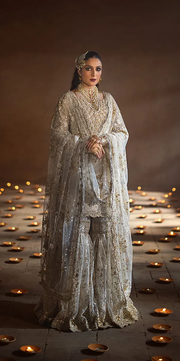 Pakistani Wedding Dress in Kameez and Gharara Style