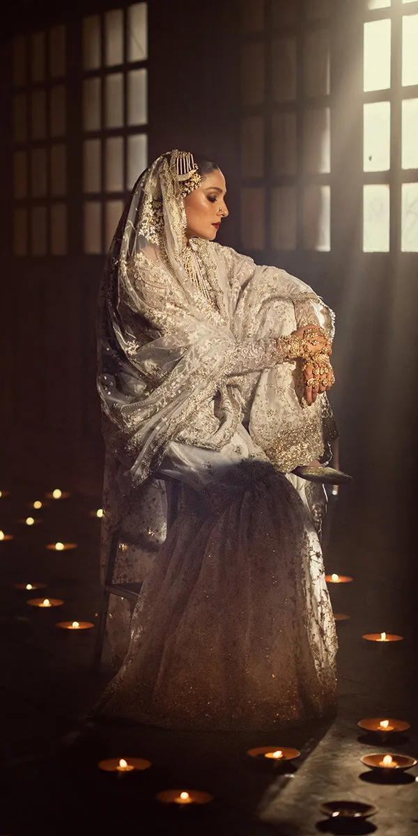 Pakistani Wedding Dress in Kameez and Gharara Style