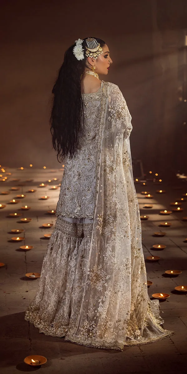 Pakistani Wedding Dress in Kameez and Gharara Style
