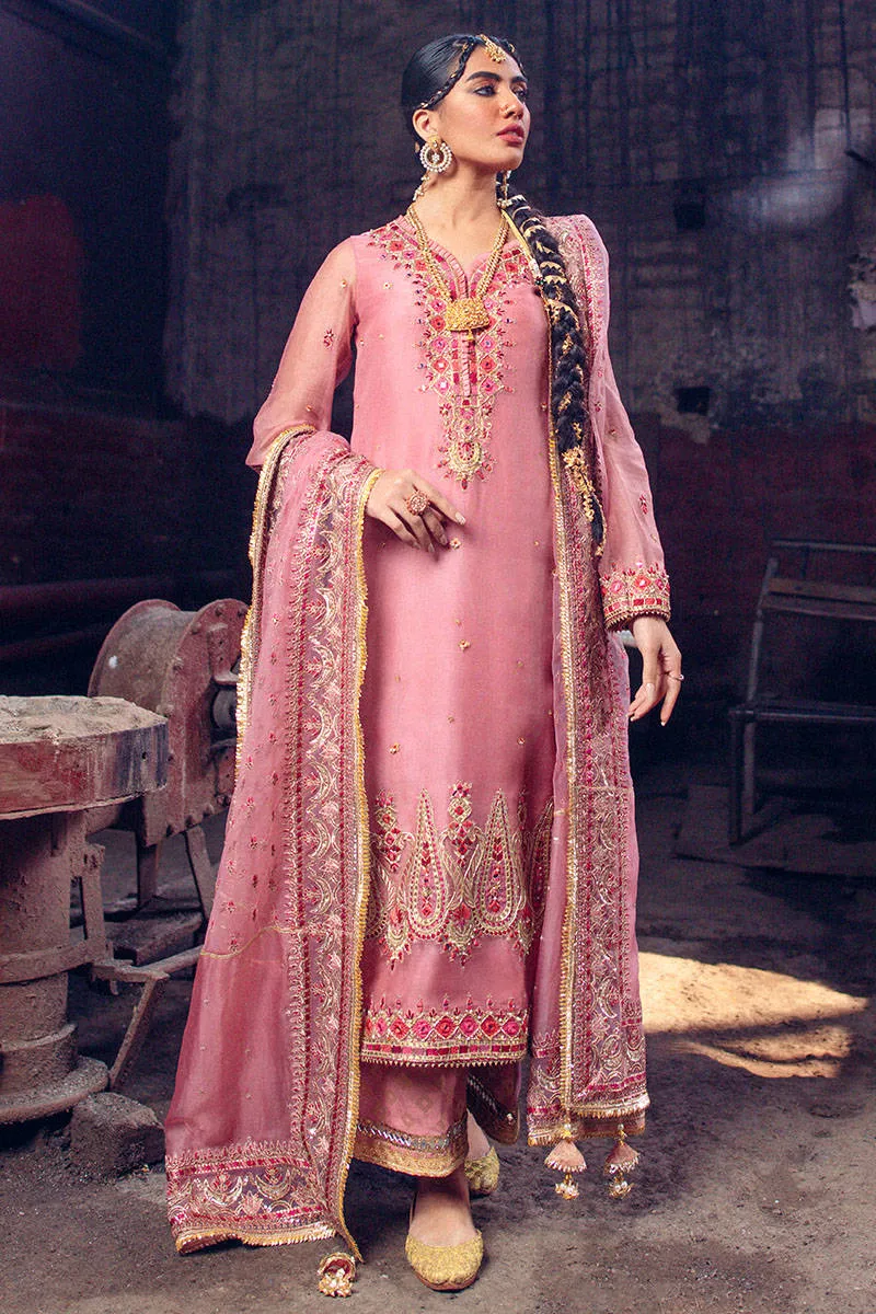 Pakistani Wedding Tea Pink Salwar Kameez Dress #PS863