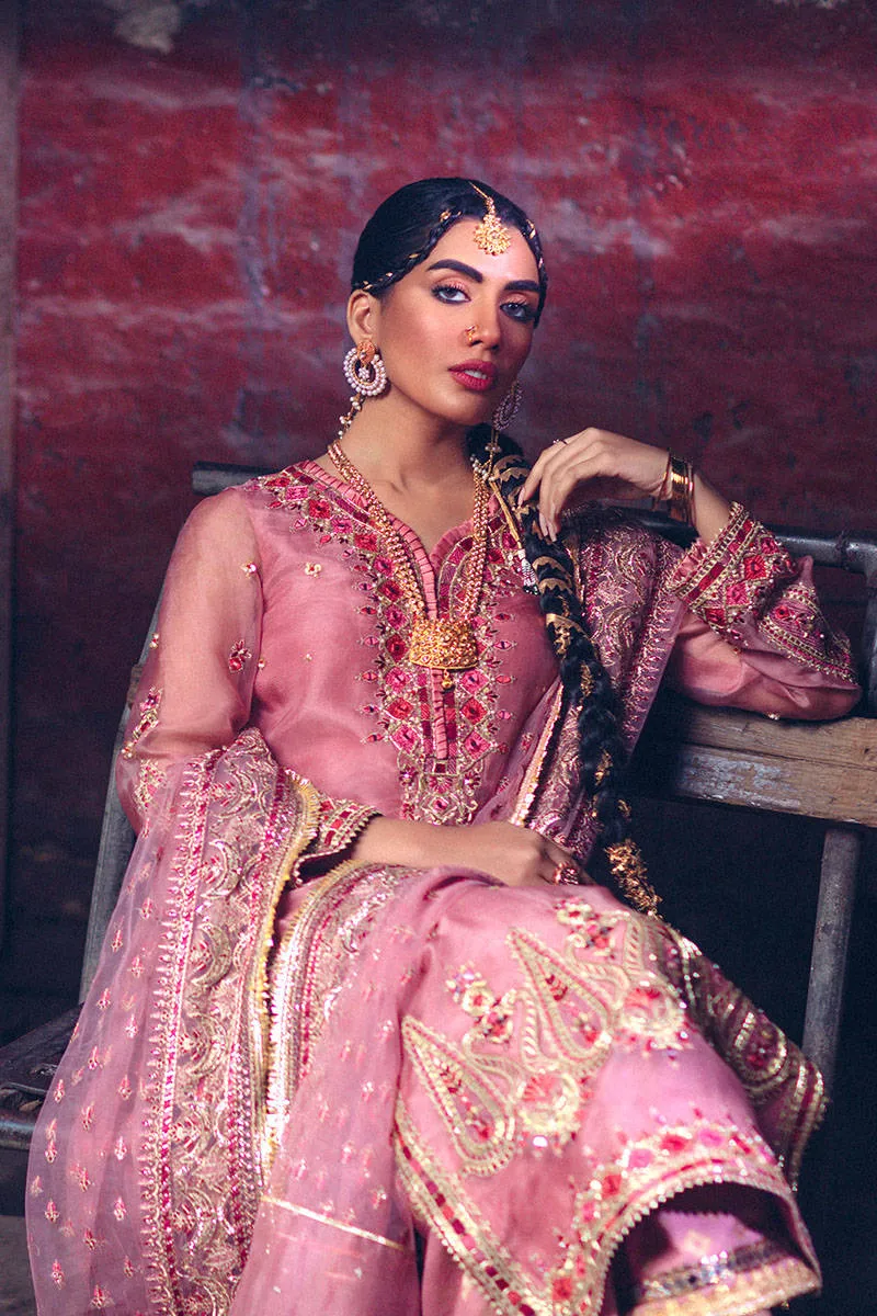 Pakistani Wedding Tea Pink Salwar Kameez Dress #PS863