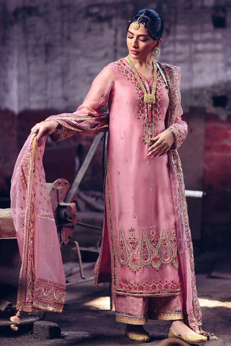Pakistani Wedding Tea Pink Salwar Kameez Dress #PS863