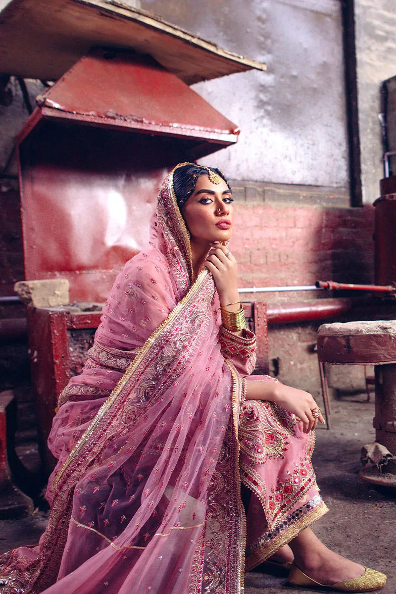 Pakistani Wedding Tea Pink Salwar Kameez Dress #PS863